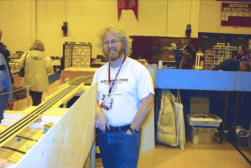 Sean at the layout